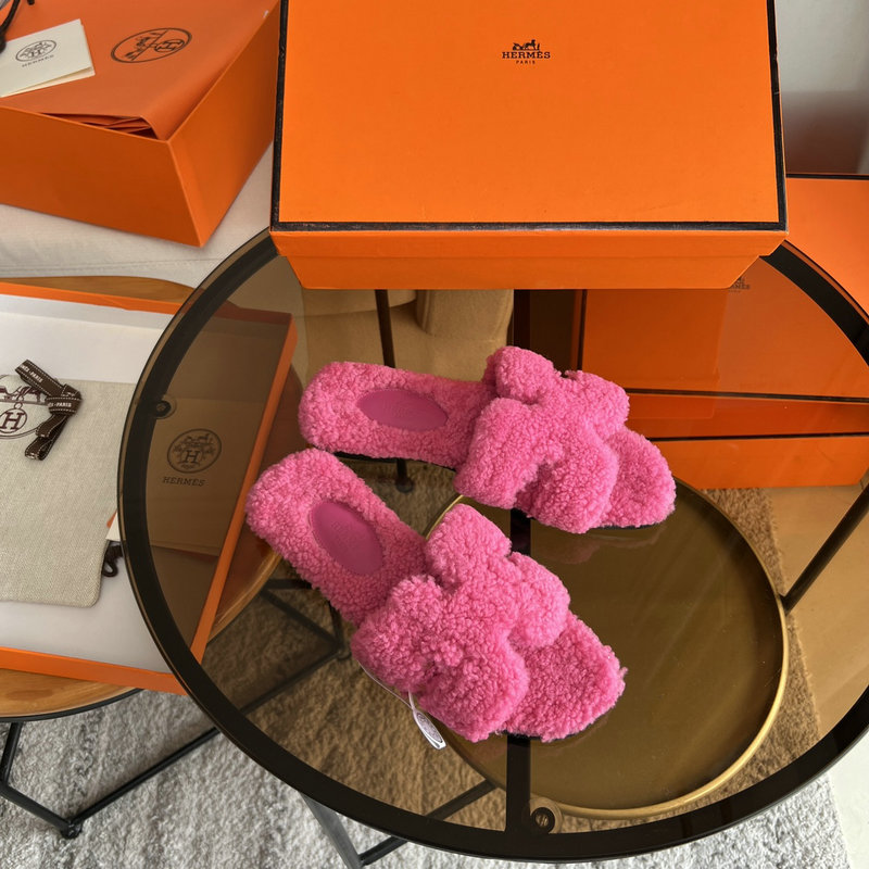 Hermes Wool Slippers SJH091310