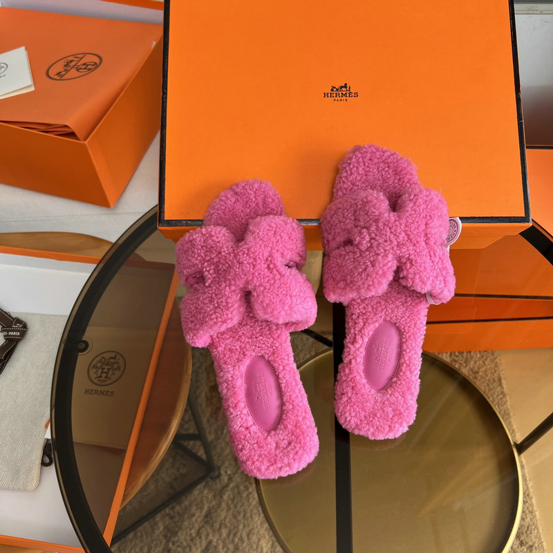 Hermes Wool Slippers SJH091310