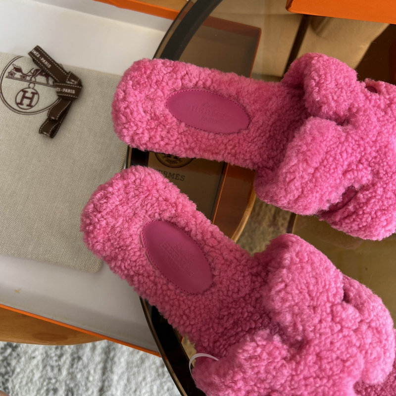 Hermes Wool Slippers SJH091310