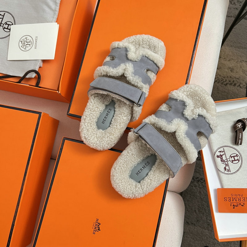 Hermes Wool Slippers SJH091311