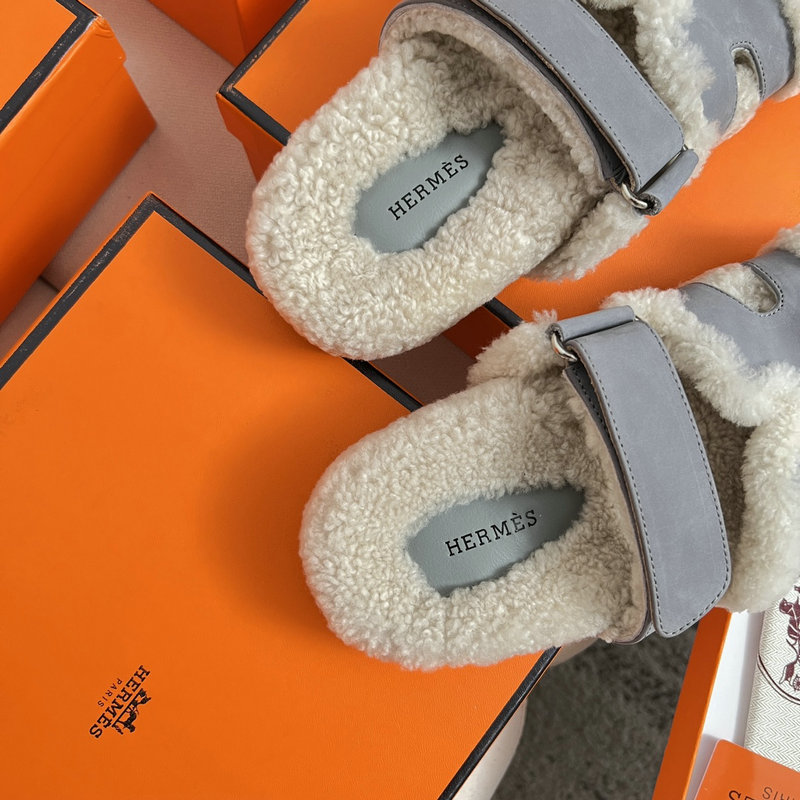 Hermes Wool Slippers SJH091311