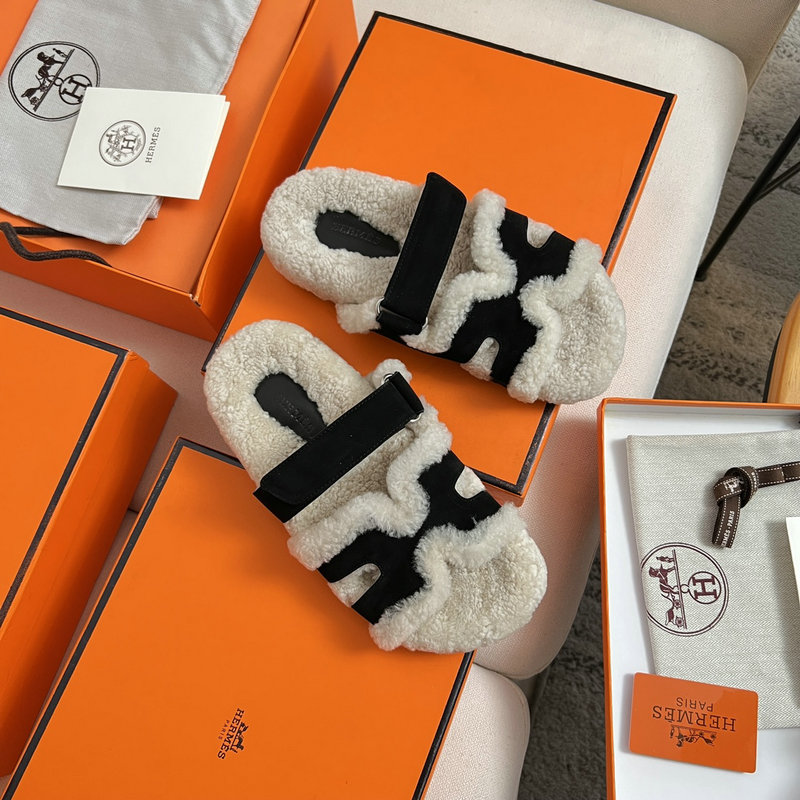 Hermes Wool Slippers SJH091312