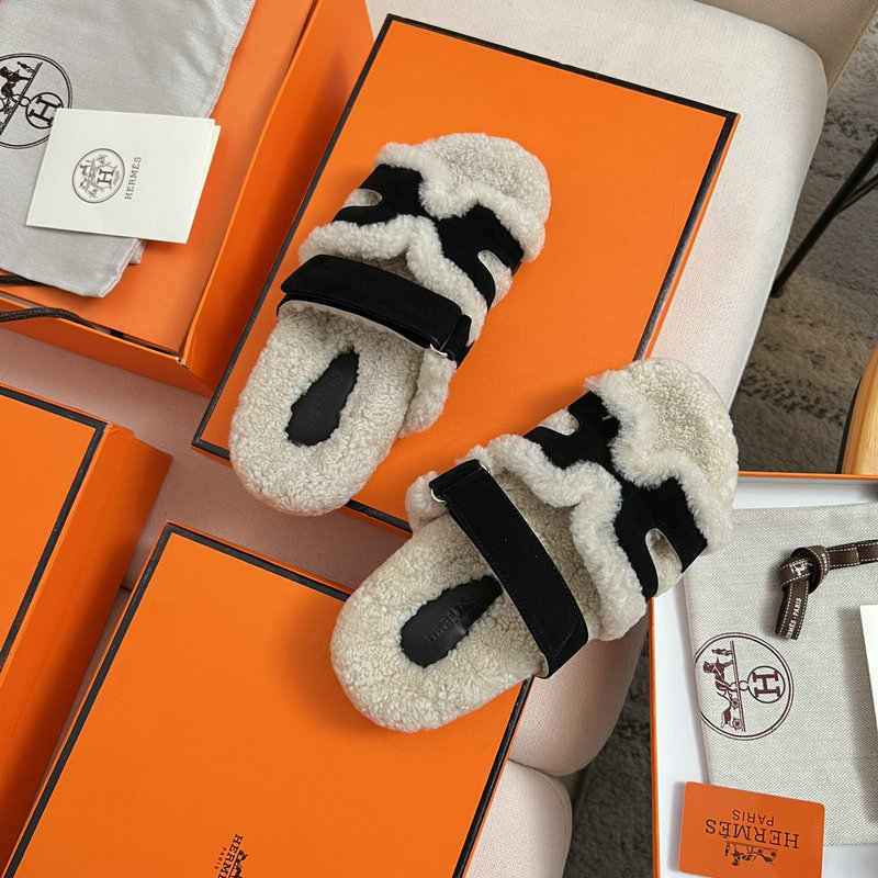 Hermes Wool Slippers SJH091312