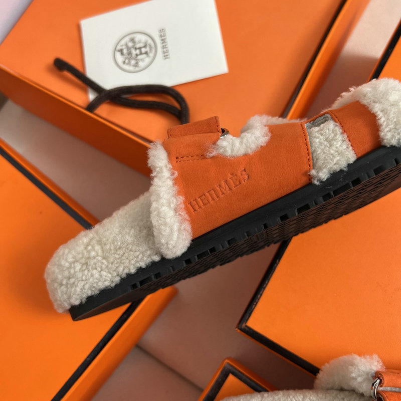 Hermes Wool Slippers SJH091313