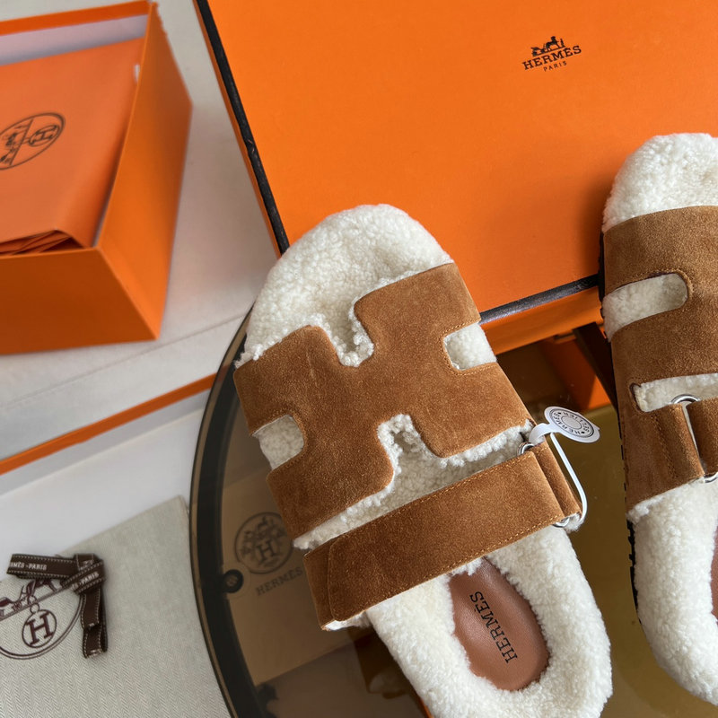 Hermes Wool Slippers SJH091317