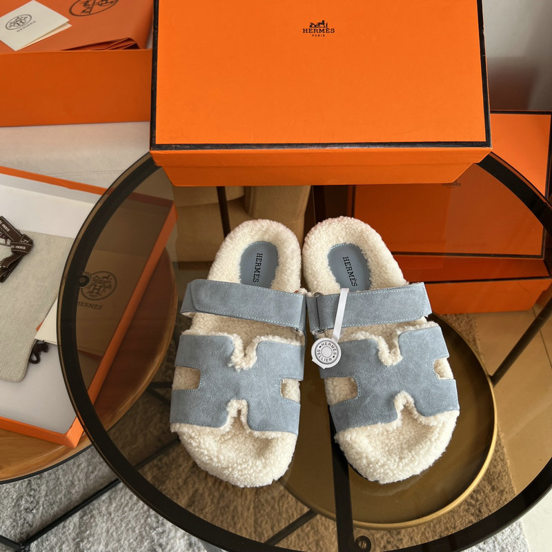 Hermes Wool Slippers SJH091318