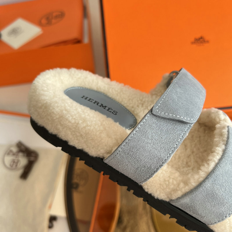 Hermes Wool Slippers SJH091318