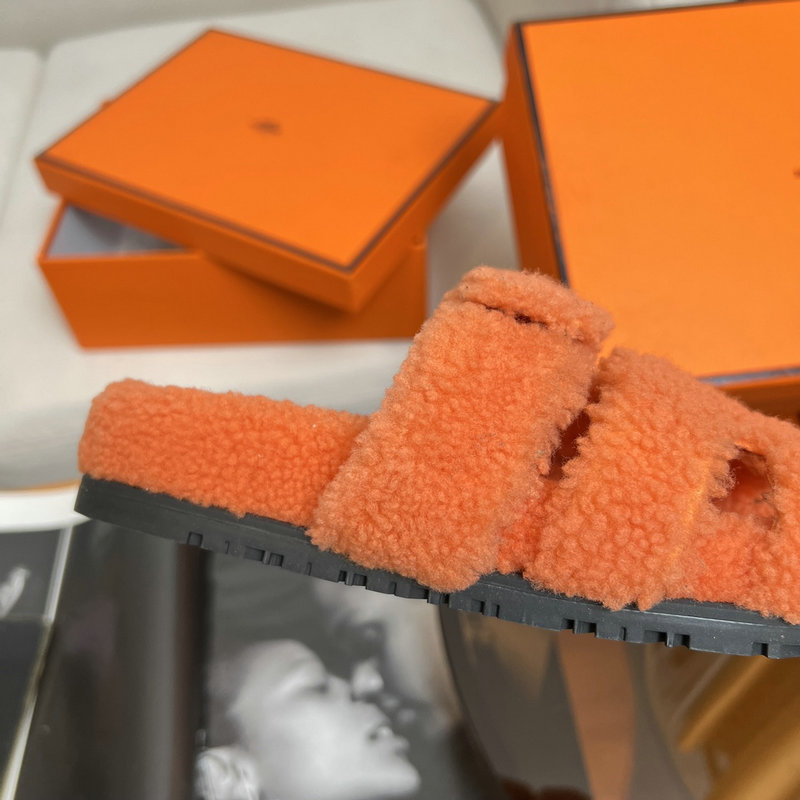 Hermes Wool Slippers SJH091320