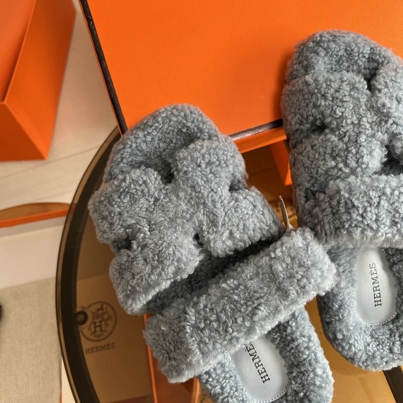 Hermes Wool Slippers SJH091322