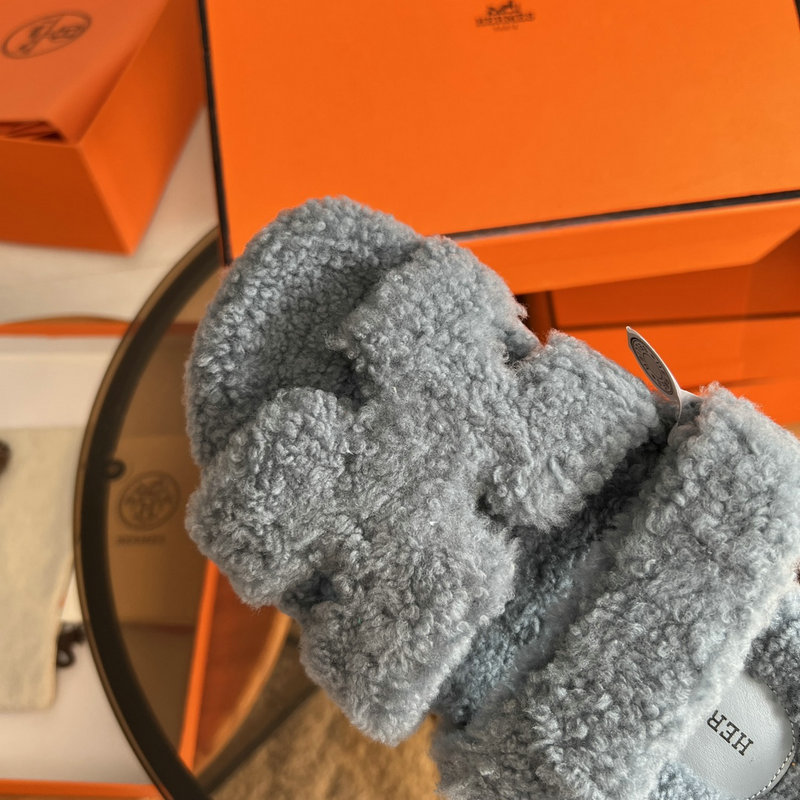 Hermes Wool Slippers SJH091322