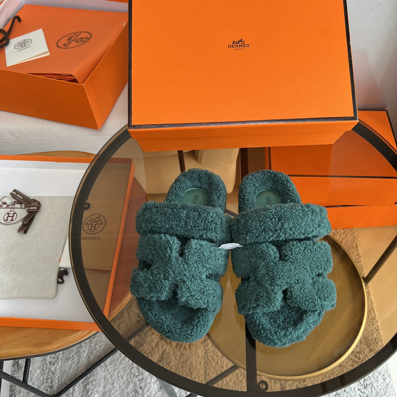 Hermes Wool Slippers SJH091323