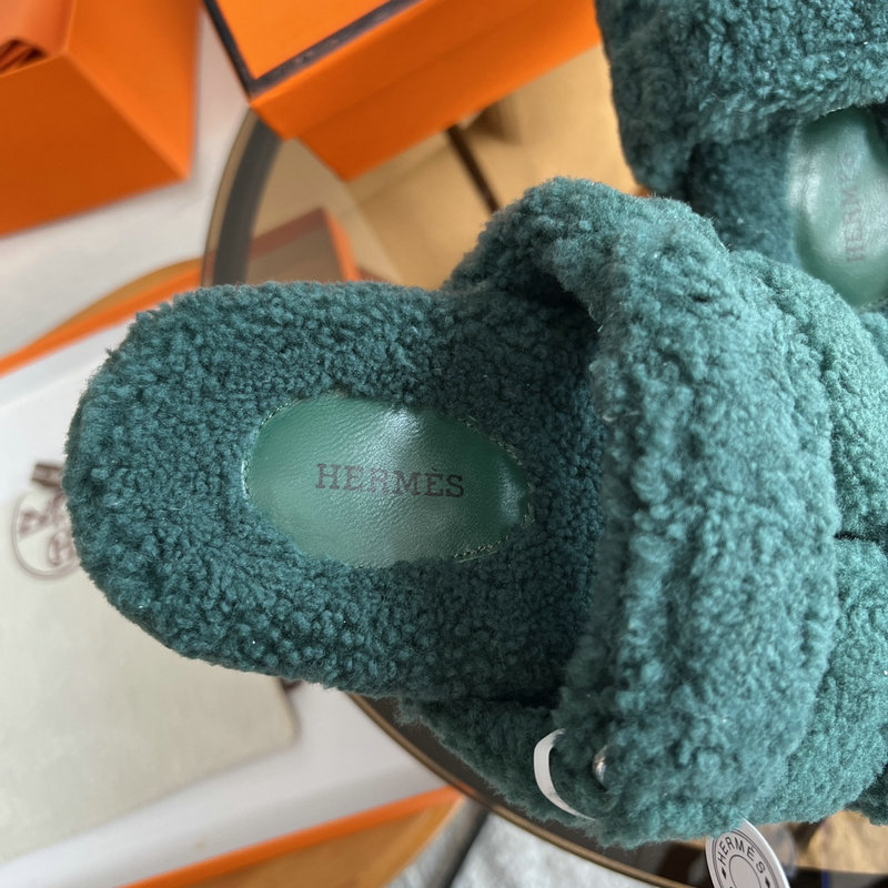 Hermes Wool Slippers SJH091323