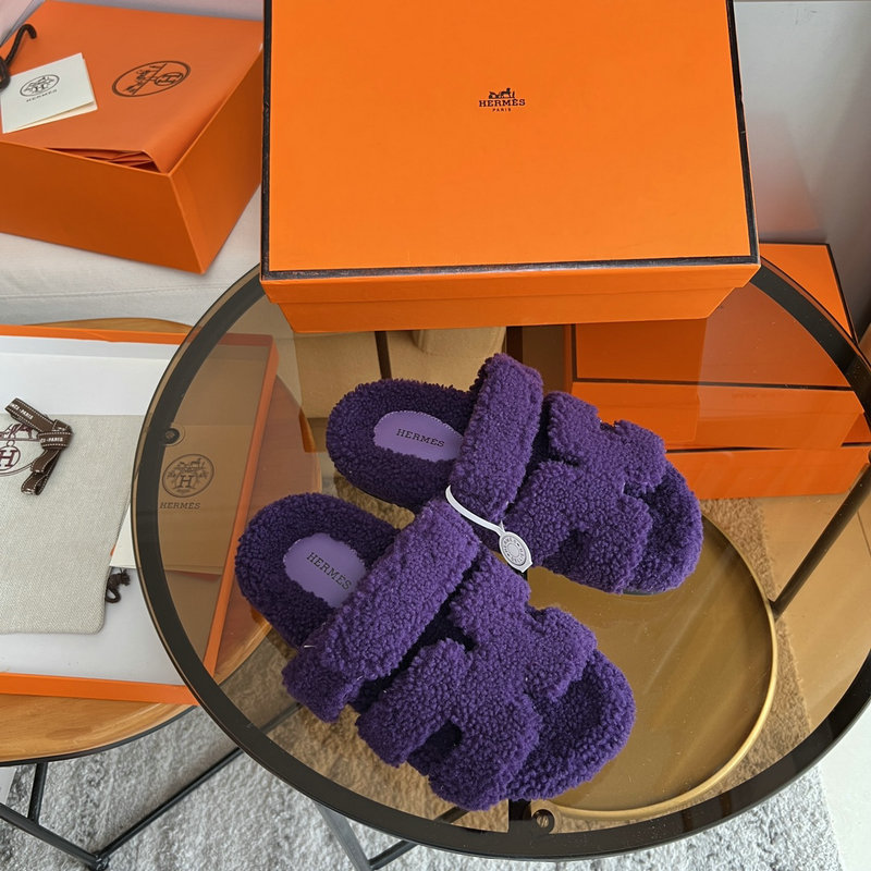 Hermes Wool Slippers SJH091325