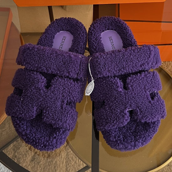 Hermes Wool Slippers SJH091325