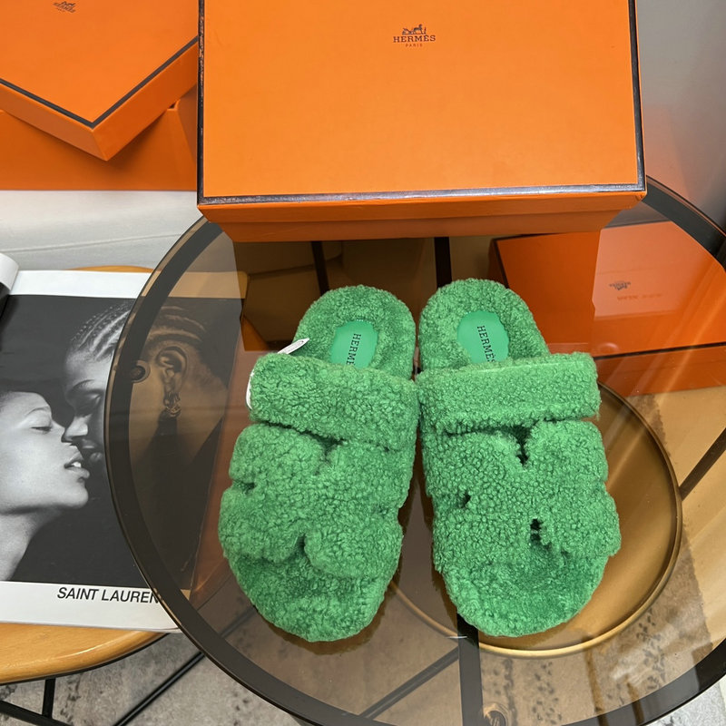 Hermes Wool Slippers SJH091327