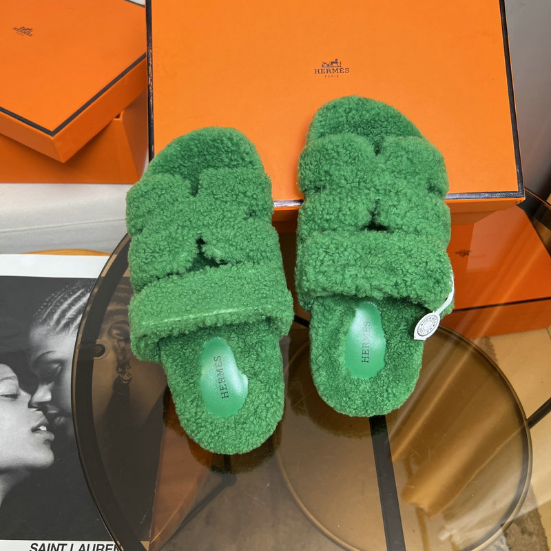 Hermes Wool Slippers SJH091327