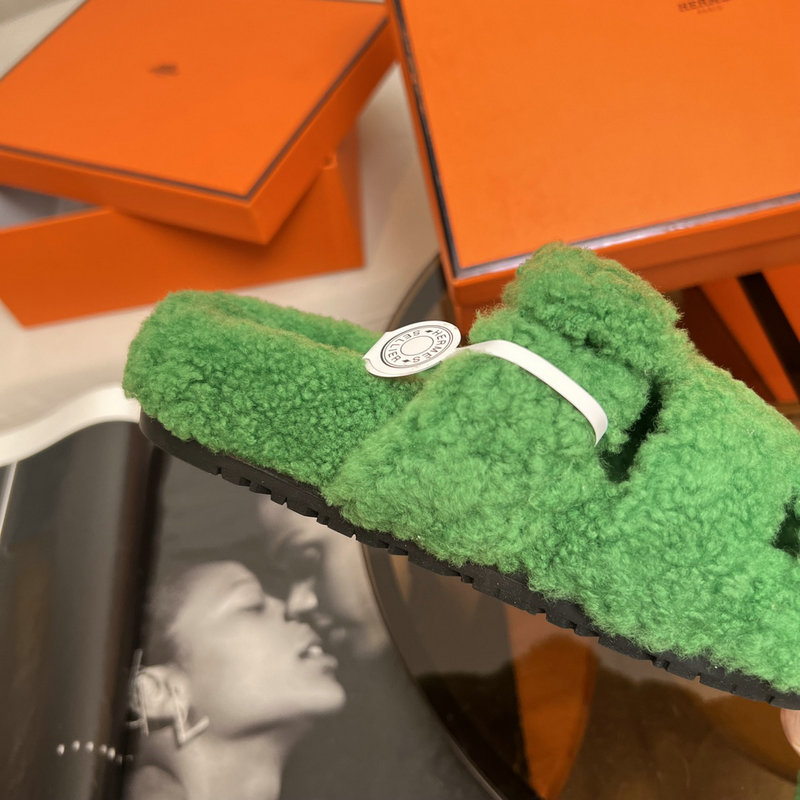 Hermes Wool Slippers SJH091327