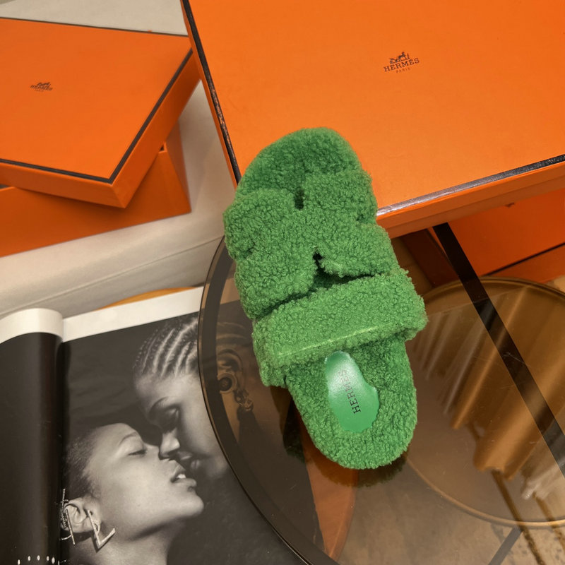 Hermes Wool Slippers SJH091327