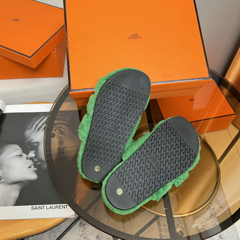 Hermes Wool Slippers SJH091327