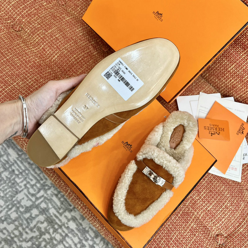 Hermes Wool Slippers SLH091301