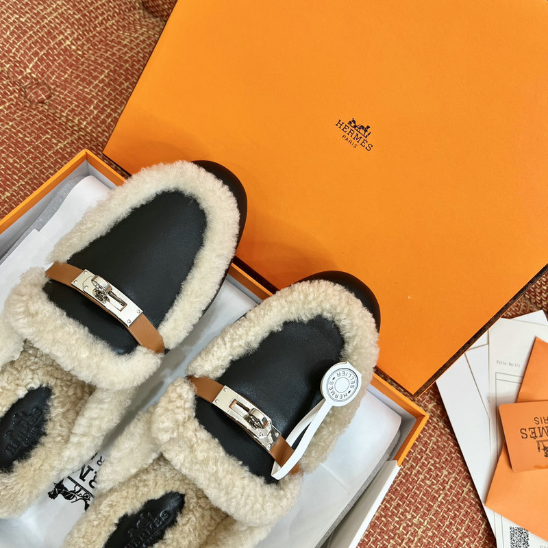 Hermes Wool Slippers SLH091302