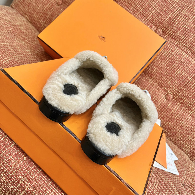 Hermes Wool Slippers SLH091302