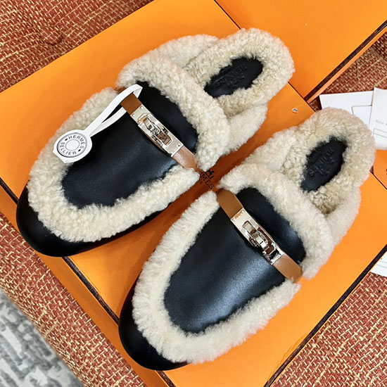 Hermes Wool Slippers SLH091302