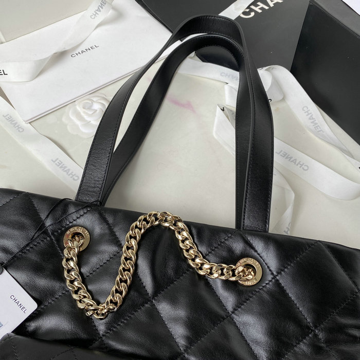 Chanel Calfskin Tote Black AS4359