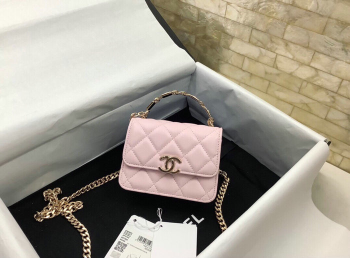 Chanel Clutch with Chain Pink AP2758