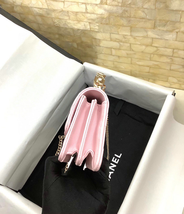 Chanel Clutch with Chain Pink AP2758