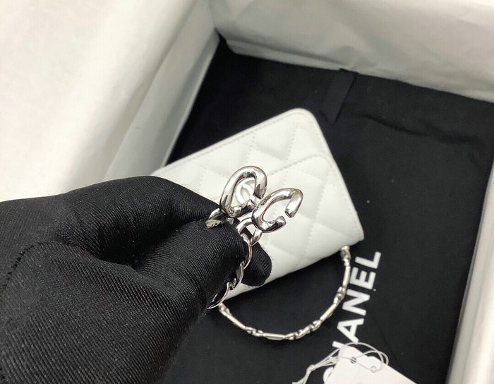 Chanel Clutch with Chain White AP2758