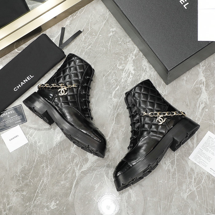 Chanel Leather Boots SDC092403