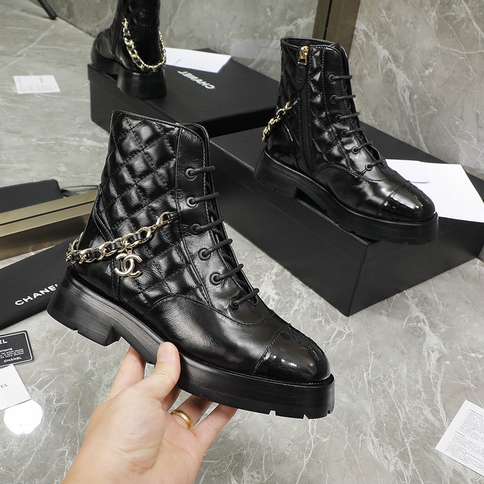 Chanel Leather Boots SDC092403