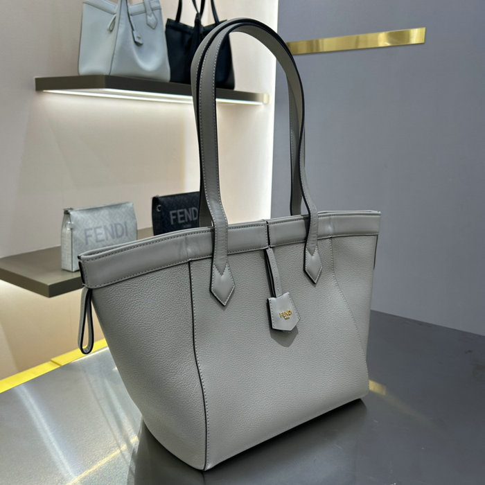 Fendi Medium Origami Bag Grey F8BS082