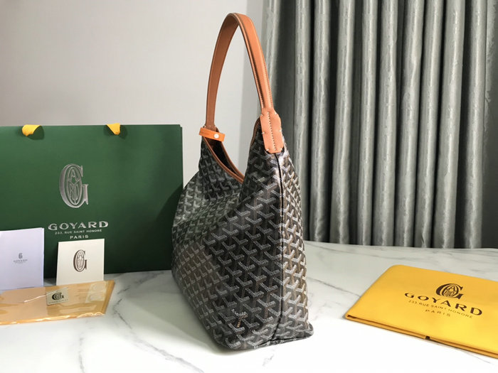 Goyard Boheme Hobo Bag Black & Tan GY020223