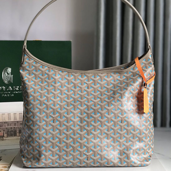 Goyard Boheme Hobo Bag Grey & Blue GY020223