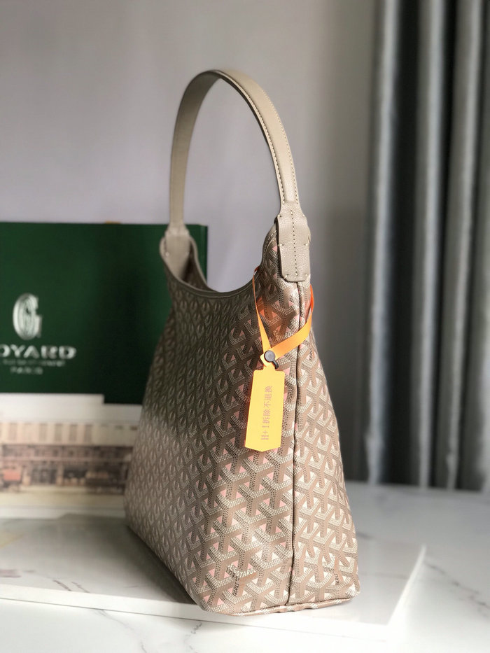 Goyard Boheme Hobo Bag Grey & Pink GY020223