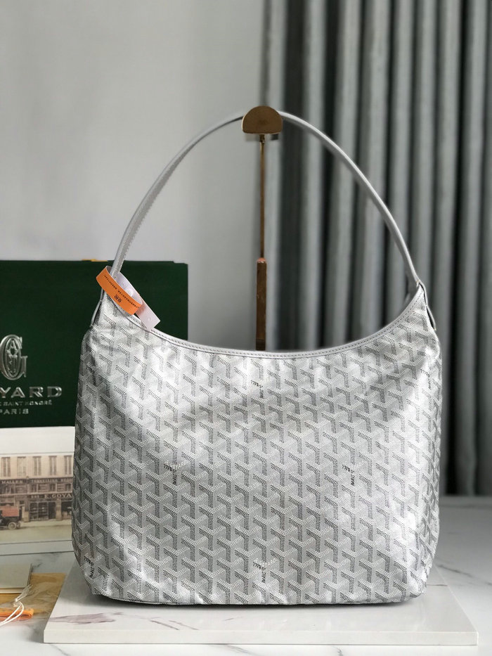 Goyard Boheme Hobo Bag Silver GY020223