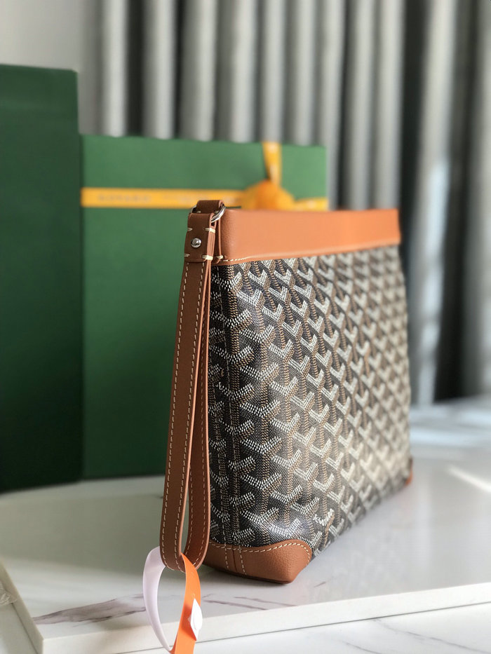 Goyard Conti Pouch PM Brown GY020233