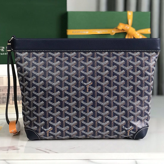 Goyard Conti Pouch PM Navy Blue GY020233