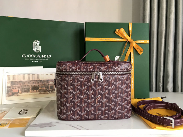 Goyard Muse Vanity Case Burgundy GY020185