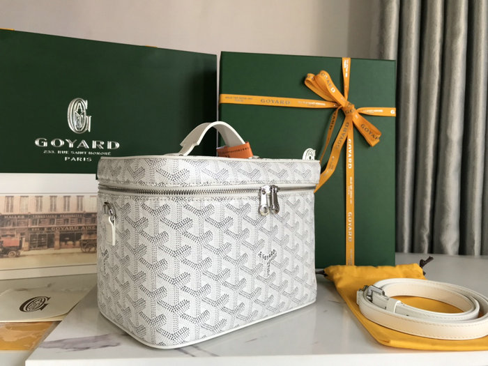 Goyard Muse Vanity Case White GY020185