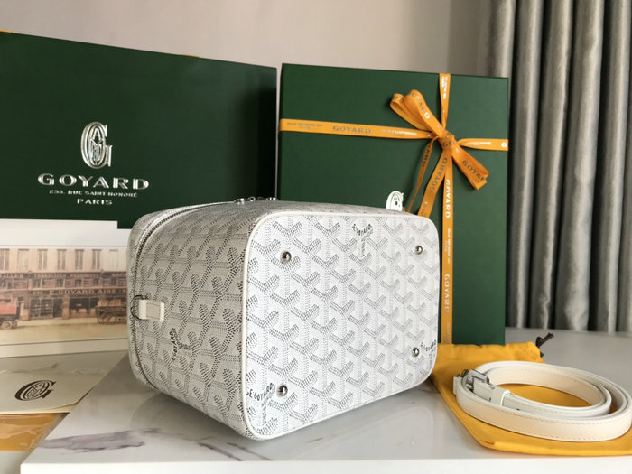 Goyard Muse Vanity Case White GY020185