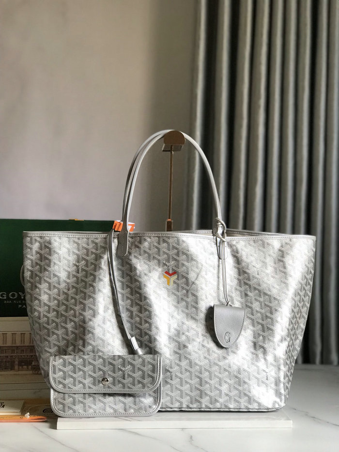 Goyard Saint Louis Tote Silver G6001