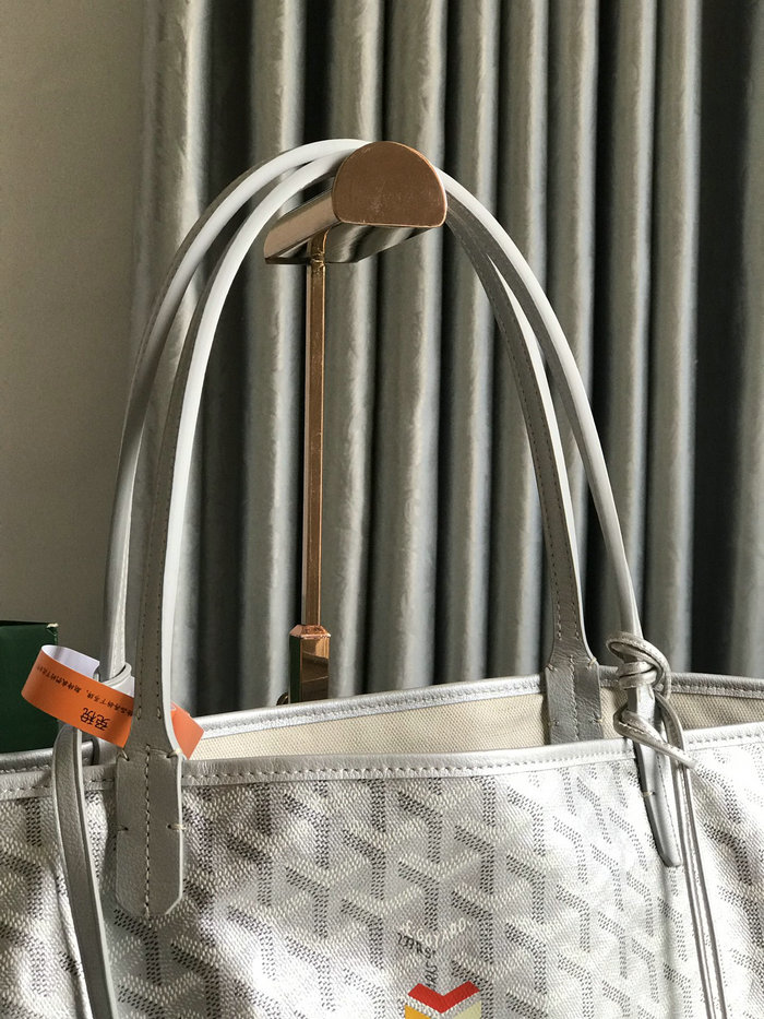 Goyard Saint Louis Tote Silver G6001