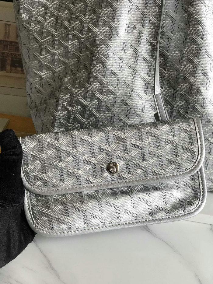 Goyard Saint Louis Tote Silver G6001