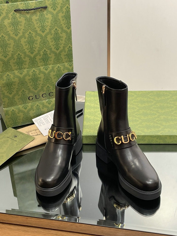 Gucci Leather Boots SNG092403