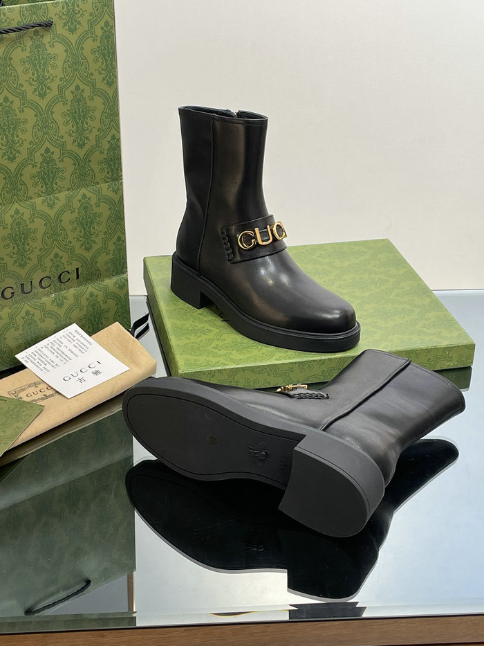 Gucci Leather Boots SNG092403