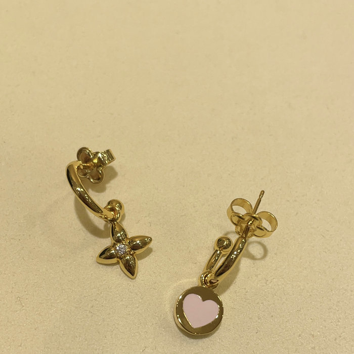 Louis Vuitton Iconic Heart Earrings JLE091301