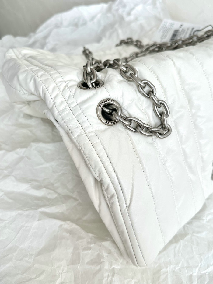 Balenciaga Monaco Medium Chain Bag White B765945